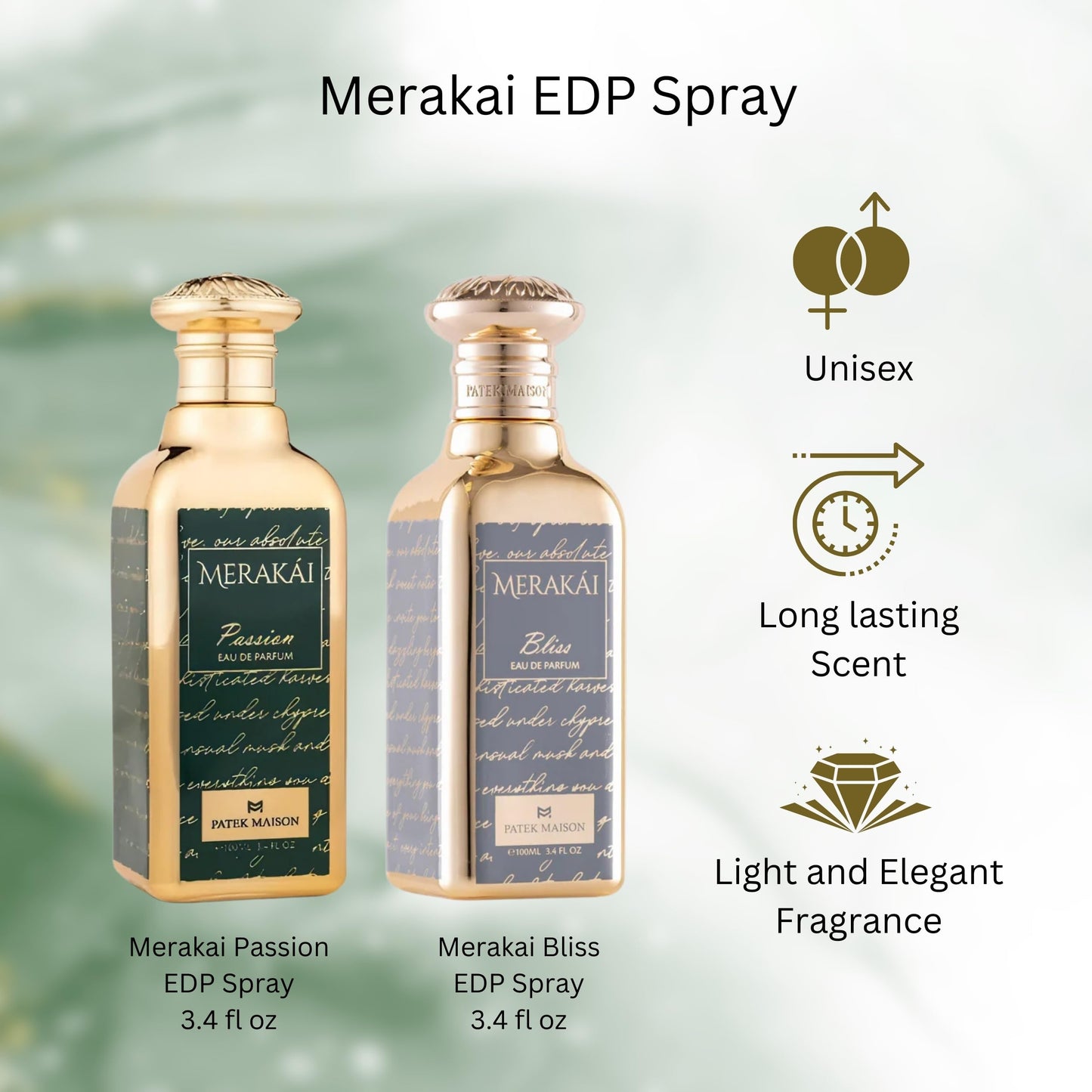 5 Piece Gift Set -Passion 3.4 OZ & Bliss 3.4 OZ