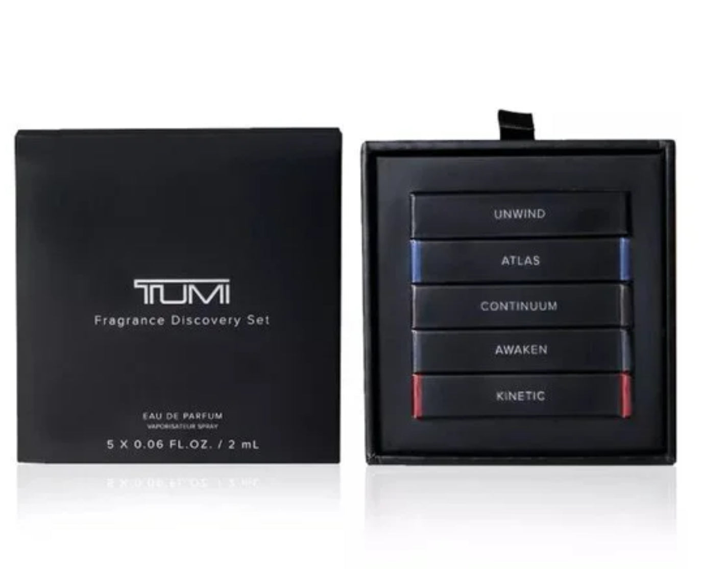 Tumi Fragrance discovery set - 5 x 0.06 oz / 2ml