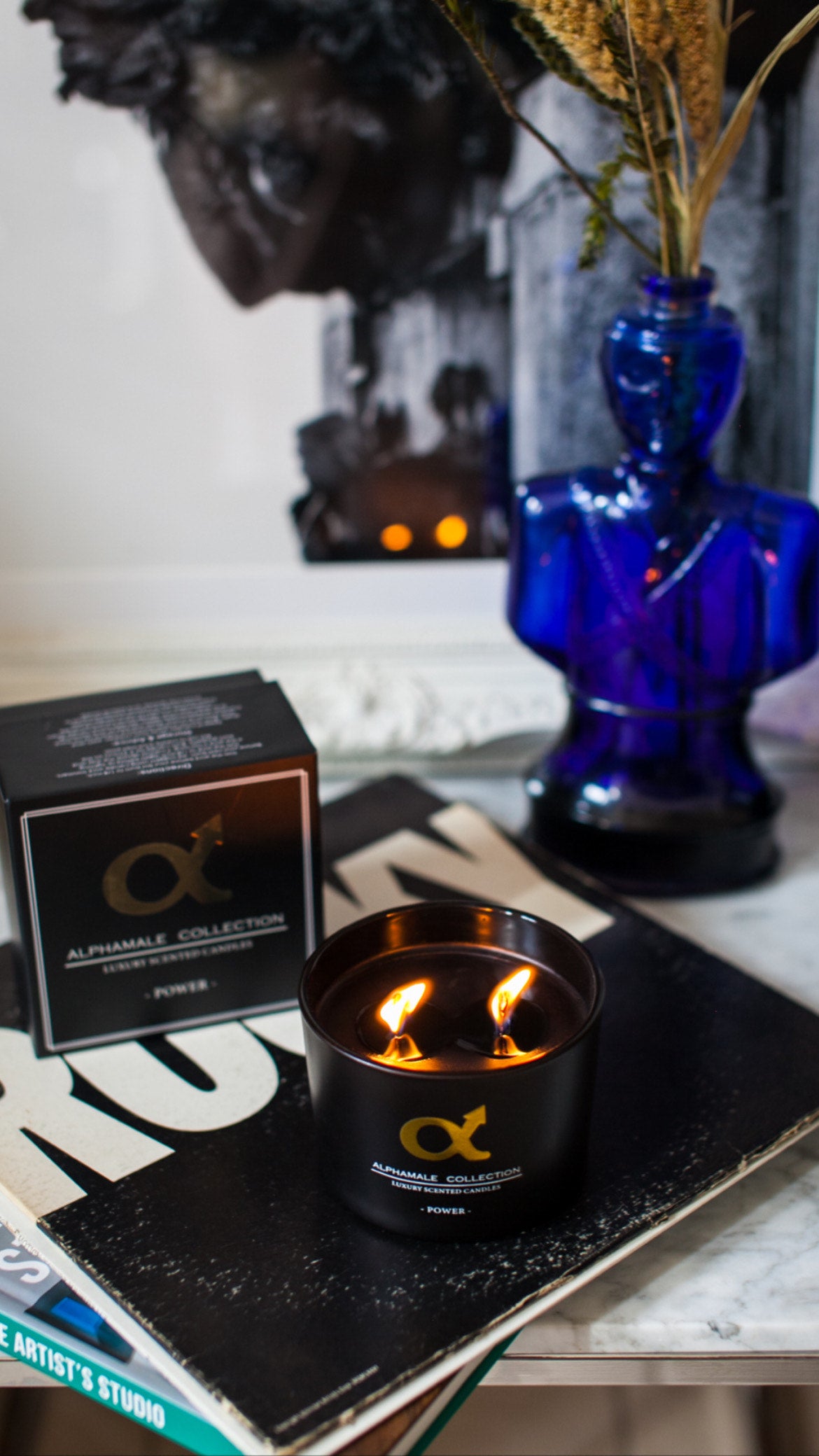 Alphamale Luxury Scented Candle – Power