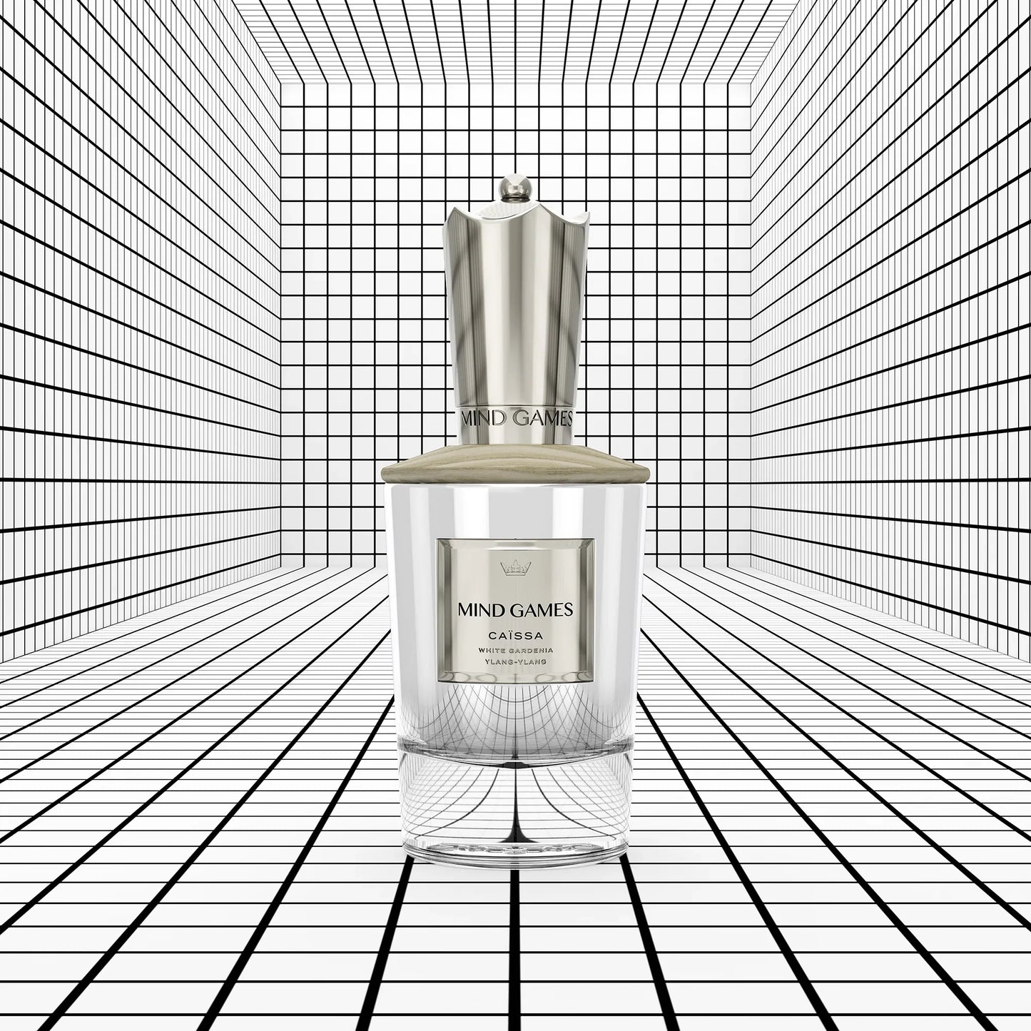 Mind Games Caissa Extrait de Parfum - Reina de plata, 3.4 oz.