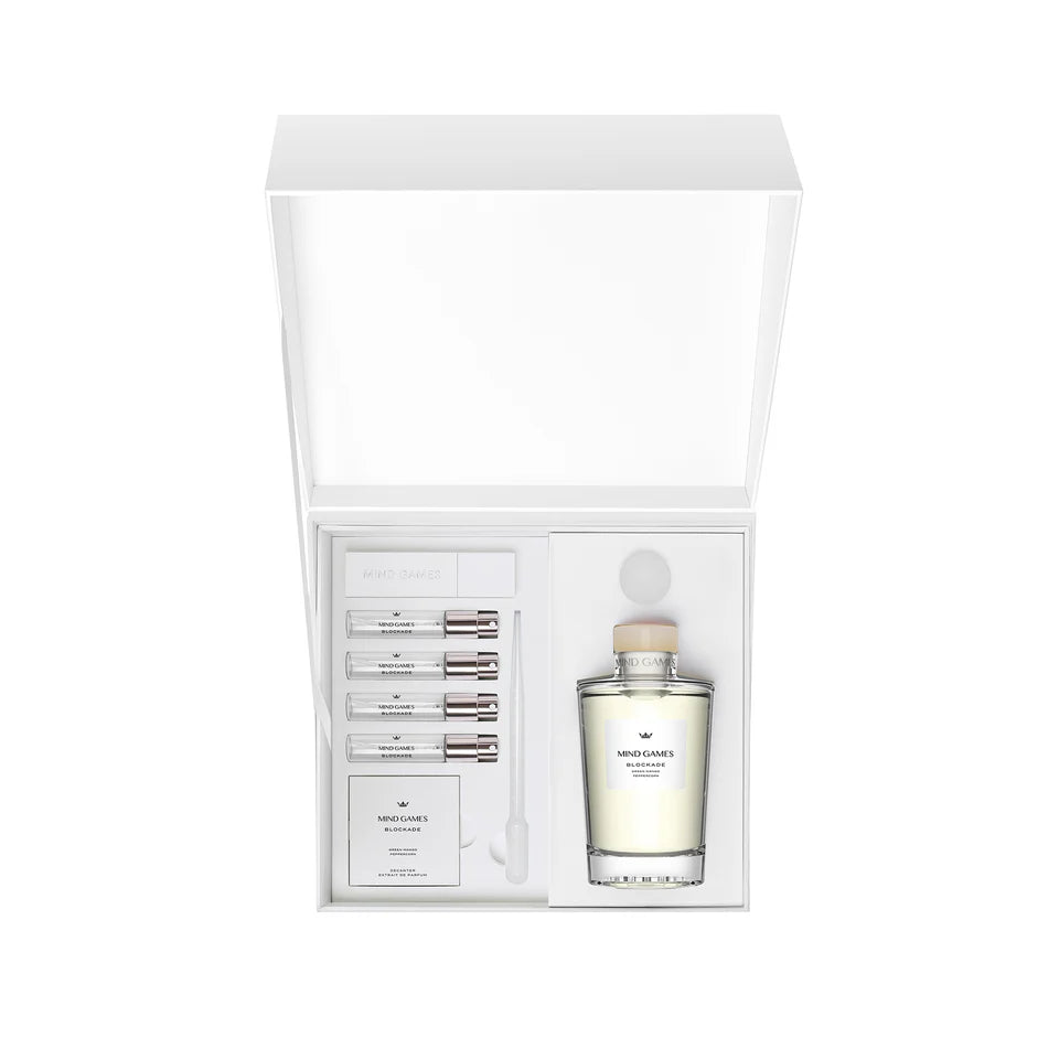 Blockade Crystal Decanter Set By Mind Games