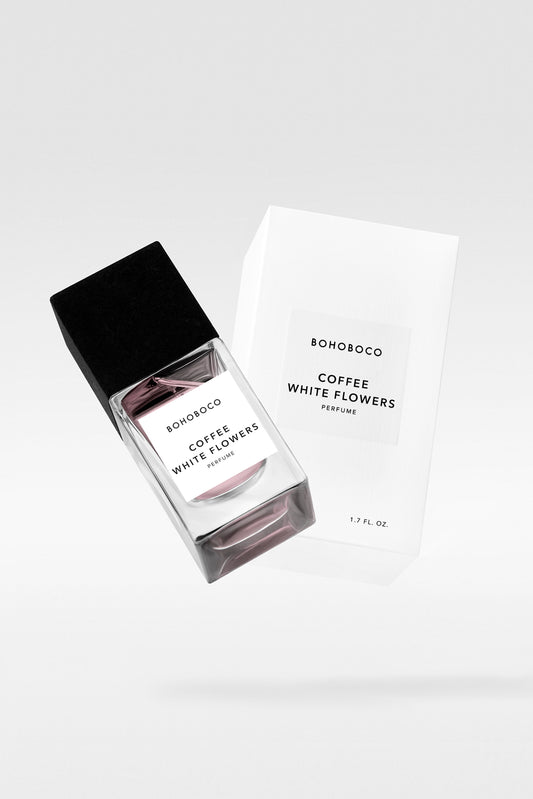 COFFEE • WHITE FLOWERS BY BOHOBOCO