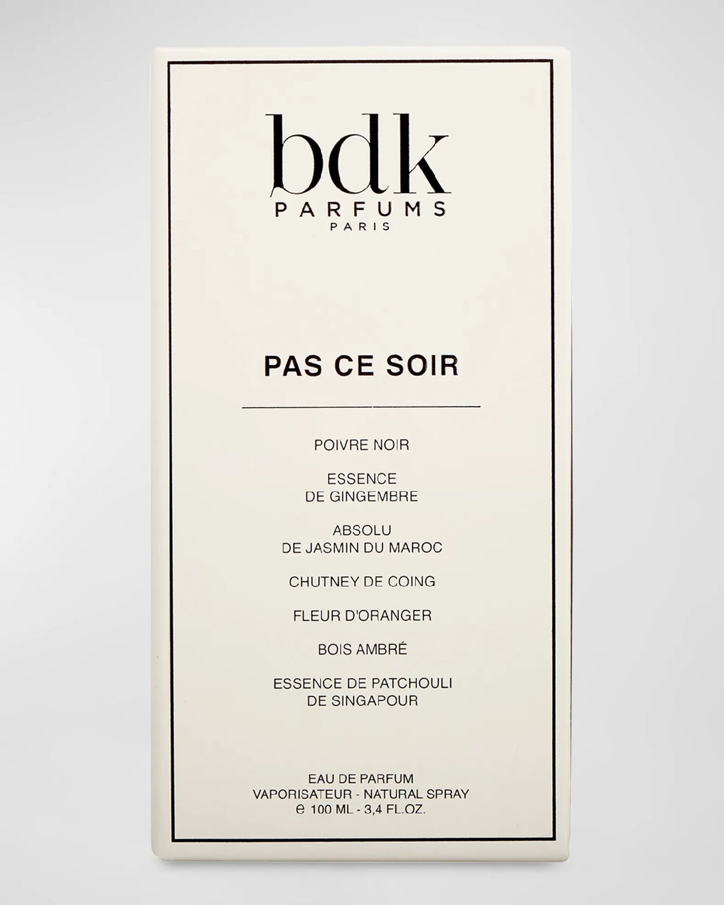 Pas Ce Soir by BDK Parfums