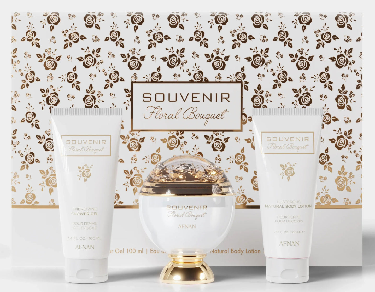 Souvenir Floral Bouquet Gift Set For Women By Afnan