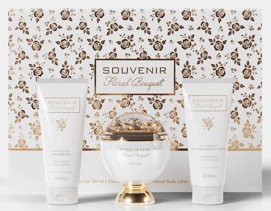 Souvenir Floral Bouquet Gift Set For Women By Afnan
