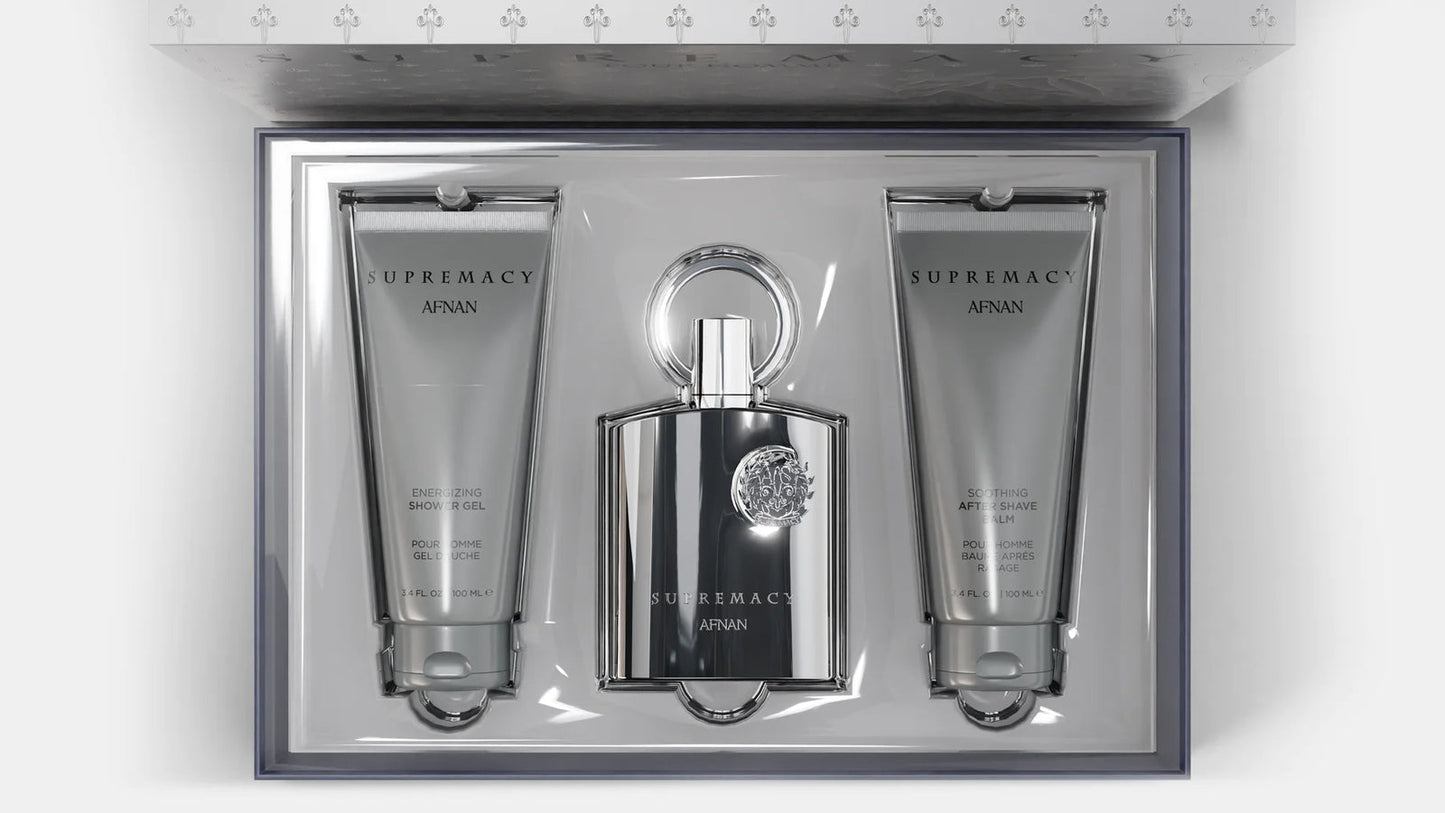 Gift Set Supremacy Silver by Afnan