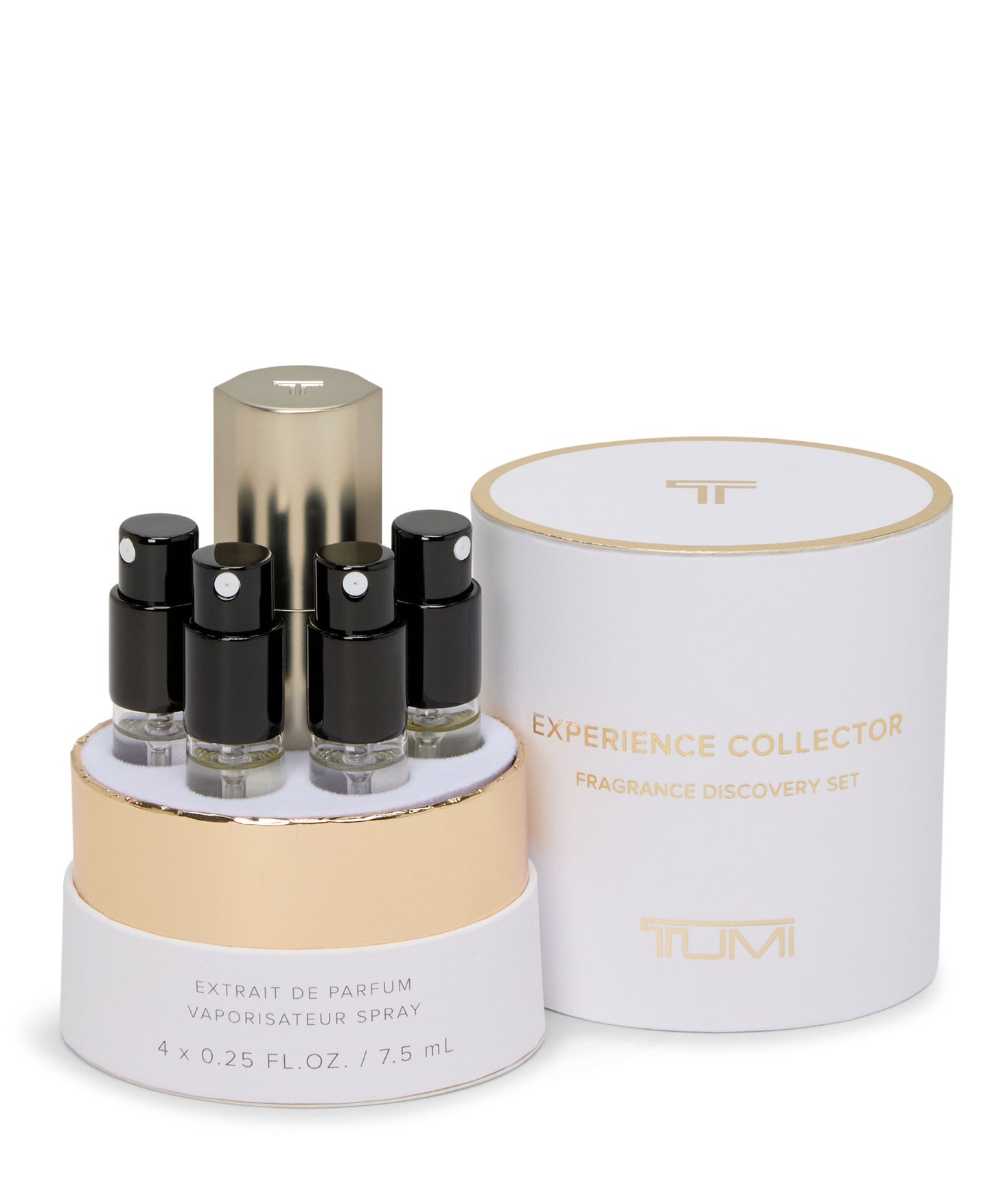 TUMI Experience Collector Discovery Set 4x0.25oz/7.5ml