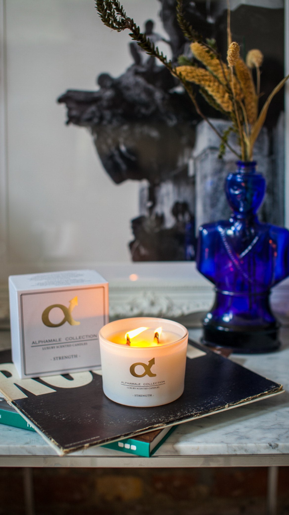 Alphamale Luxury Scented Candle – Strength