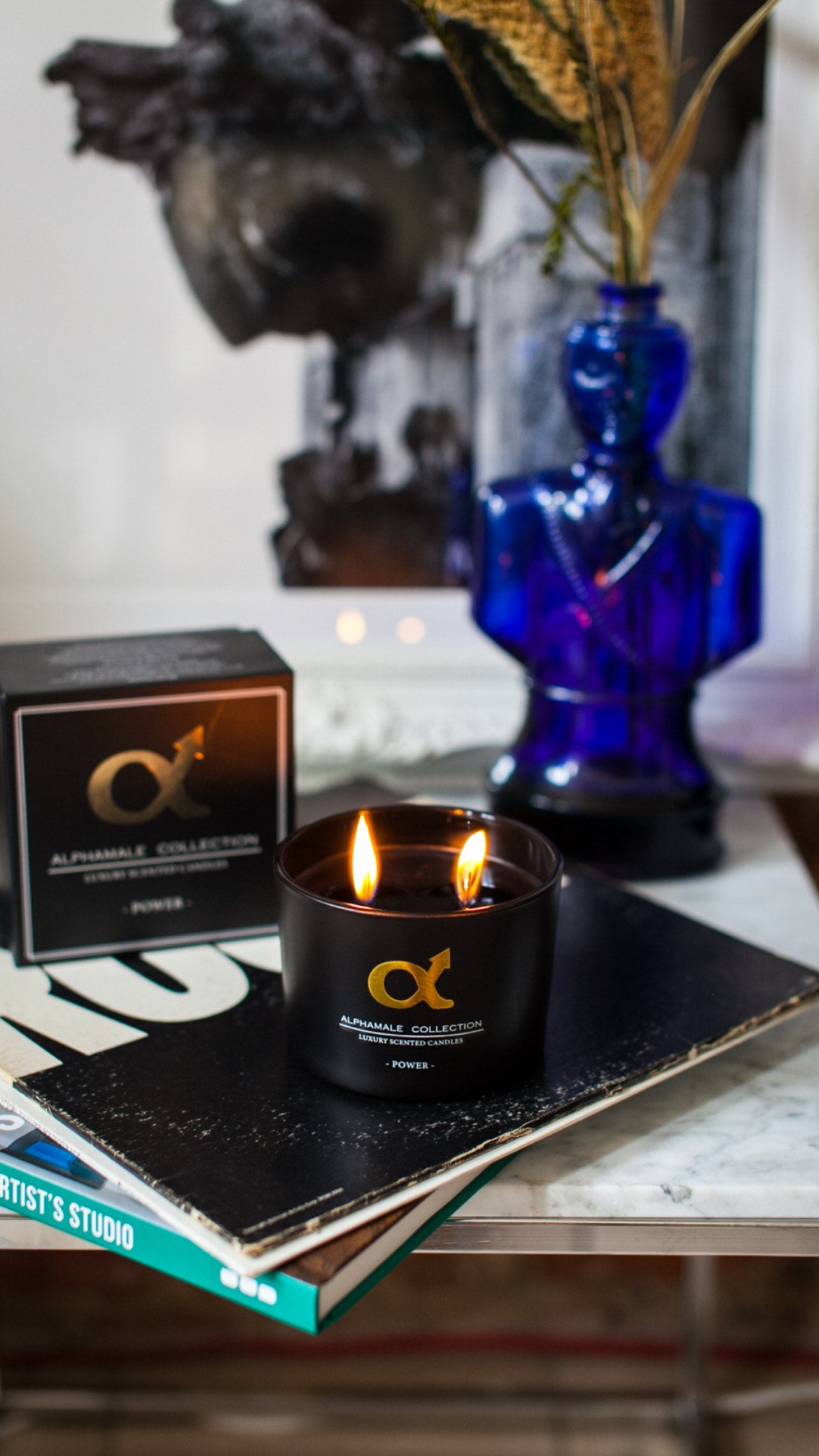Alphamale Luxury Scented Candle – Power
