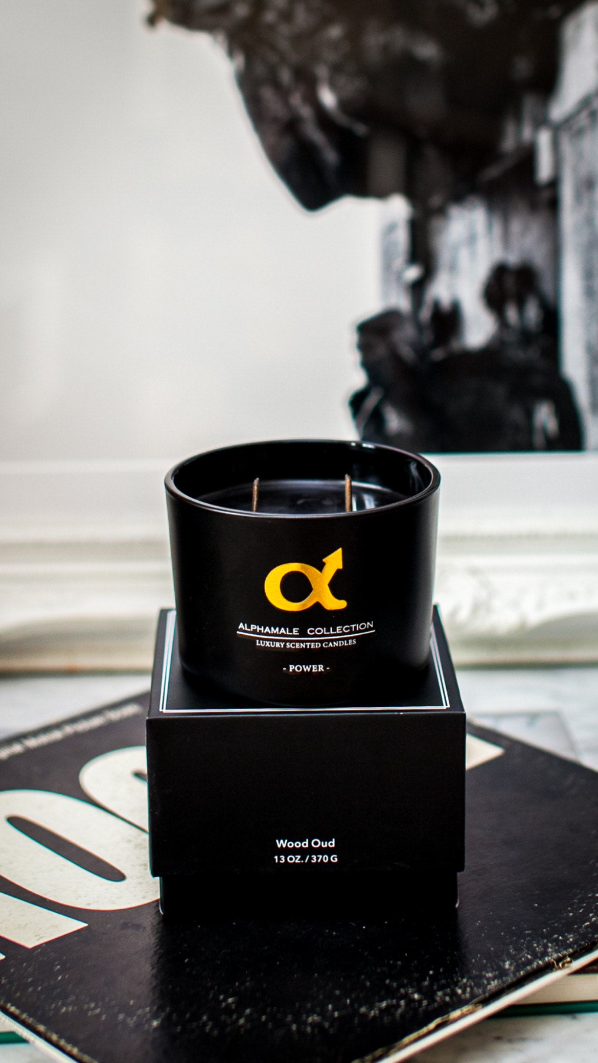 Alphamale Luxury Scented Candle – Power