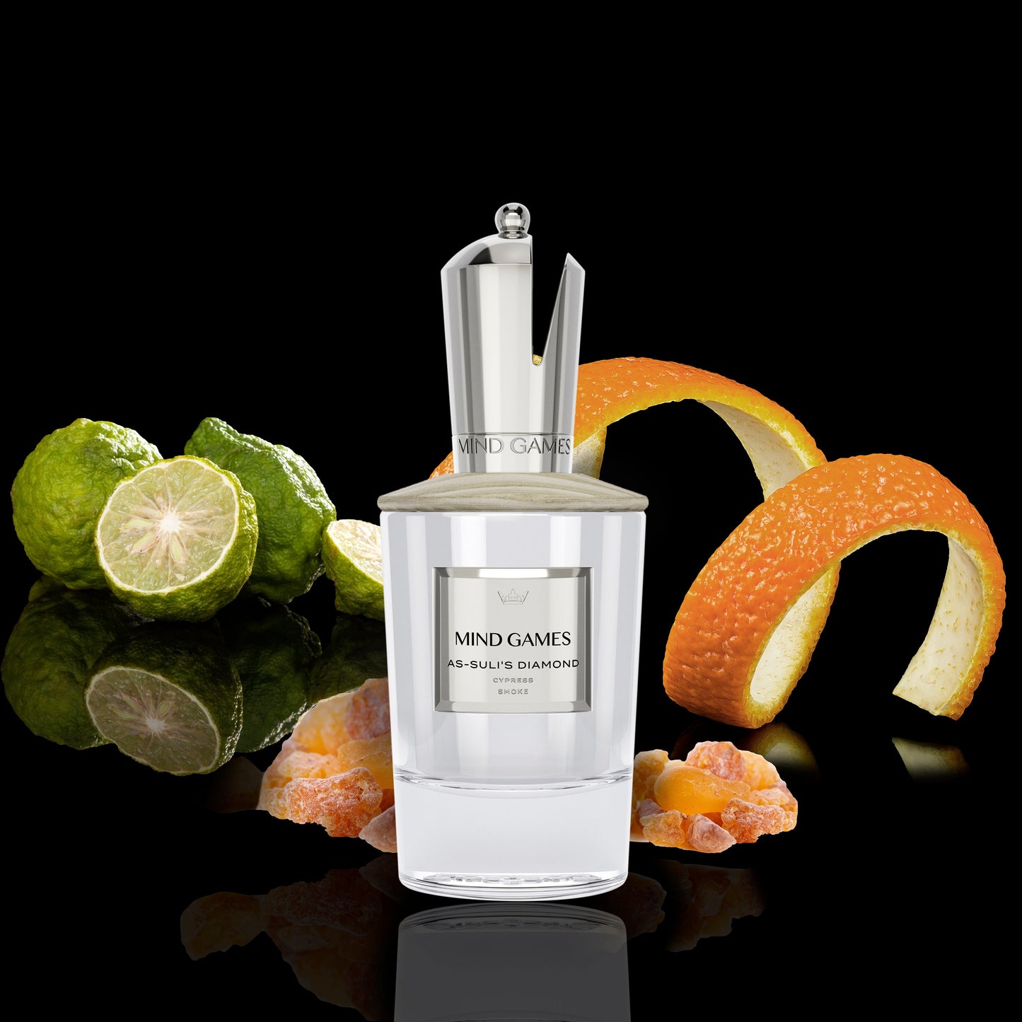 Mind Games As-Suli's Diamond Extrait de Parfum - Obispo de plata, 3.4 oz. 