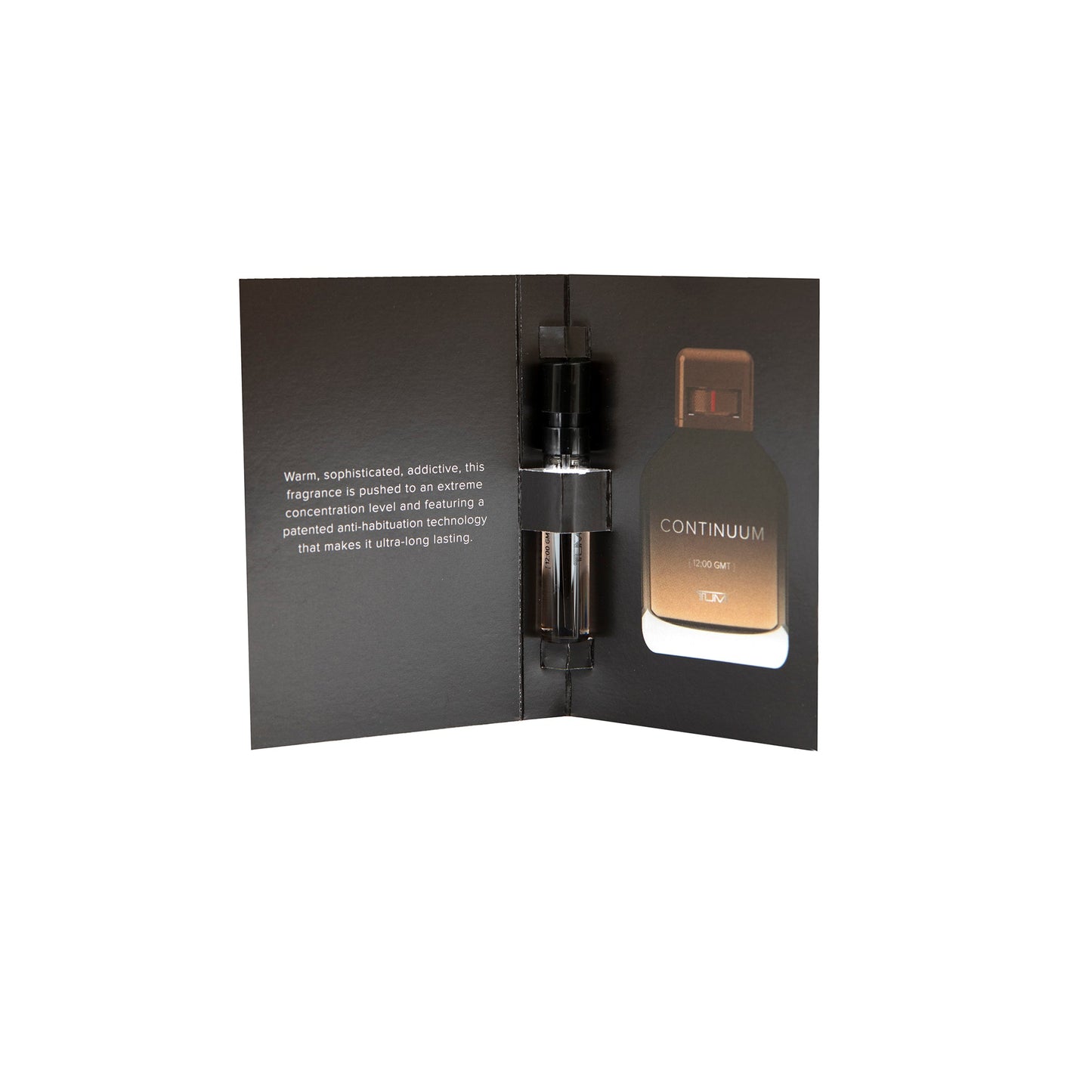 CONTINUUM [12:00 GMT] Muestra de vial en tarjeta TUMI - Eau de Parfum